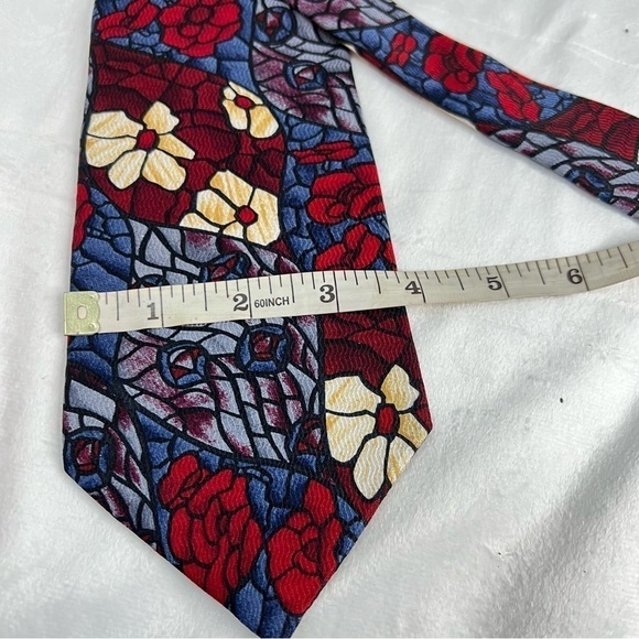 Beautiful Vintage OSCAR DE LA RENTA Men’s Slik Tie - Picture 6 of 7